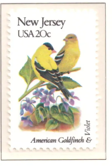 1982: State Birds and Flowers – New Jersey