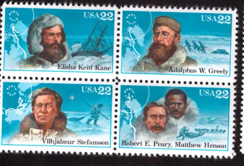 Polar Explorers – Se-Tenant Block von 4