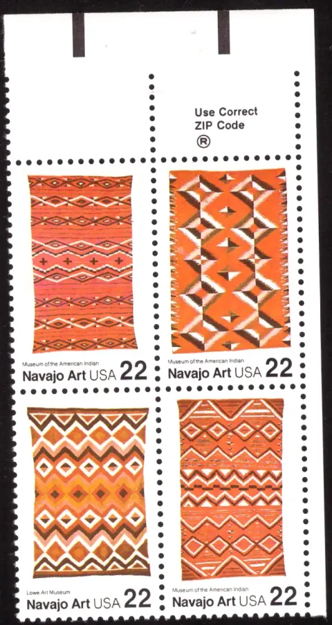Navajo Blankets – Block mit vier Sitzen