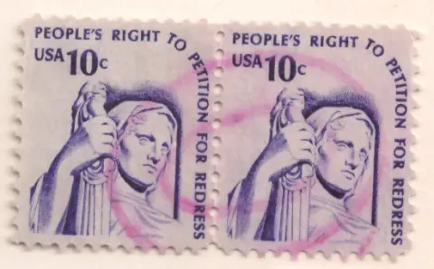 People's Right to Petition for Redress – used pair
