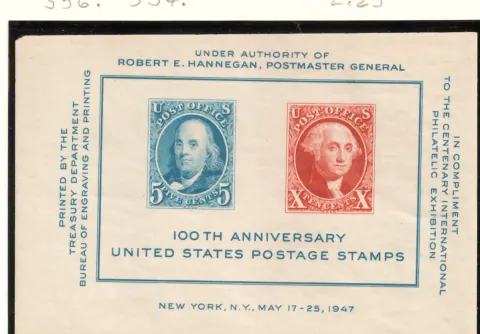 CIPEX – 100-jähriges Jubiläum der USA Briefmarken