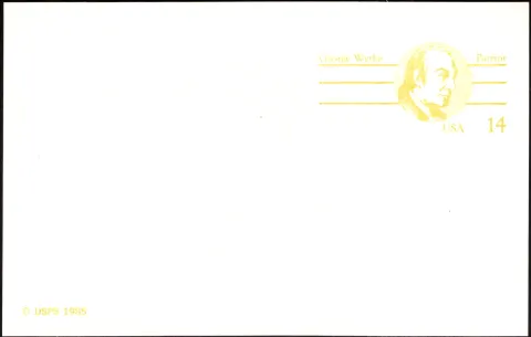 George Wythe - Patriot Postkarte