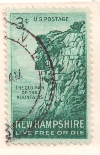 Old Man Of The Mountains, bekannt geworden durch New Hampshire