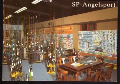 Innenansicht des Geschäfts SP-Angelsport in Eckernförde