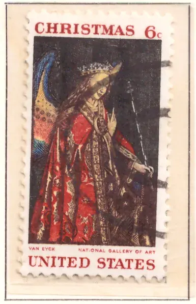Weihnachten – Angel Gabriel von Jan van Eyck