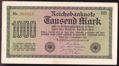 1000 Mark — Reichsbanknote