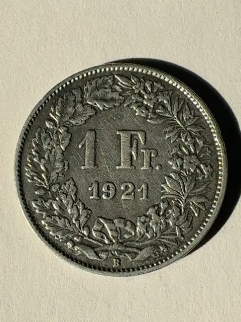 1 Franc – Standing Helvetia