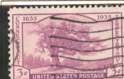 Connecticut Tercentenary – Charter Oak