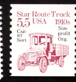 1910er Star Route Truck – CAR-RT SORT abgebrochen