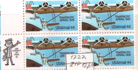 Airmail. 50 Годишнина на Transpacific Airmail