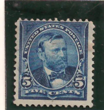 5 Cents – Ulysses S. Zuschuss, blau