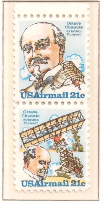 Octave Chanute Aviation Pioneers – vertical pair