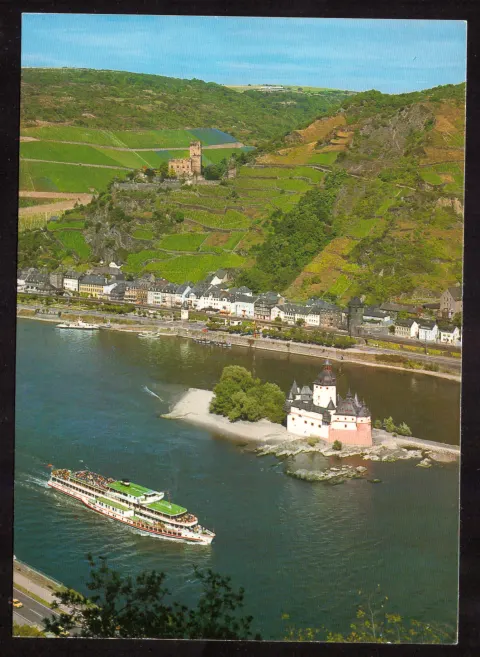 Kaub am Rhein mit Pfalzgrafenstein