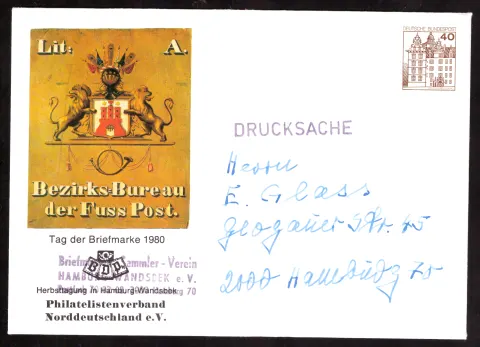 „Tag der Briefmarke 1980“ – philatelistische Vereinsganzsache