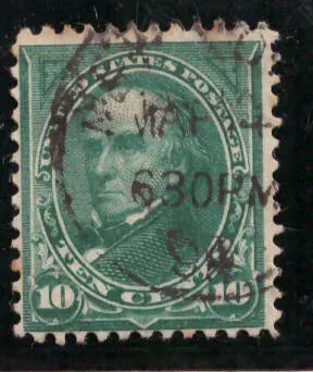 10 Cents – Daniel Webster (grün, First Bureau)