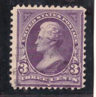 3 Cents – Andrew Jackson, Violett