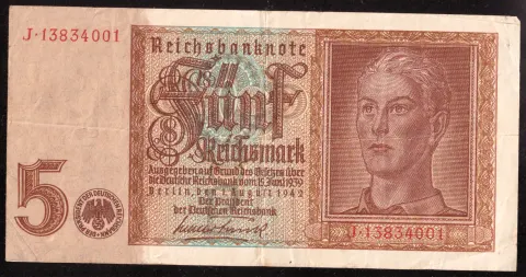 5 Reichsmark — Reichsbanknote