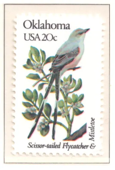 1982 State Birds and Flowers – Oklahoma