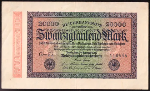 20 000 Mark — Reichsbanknote