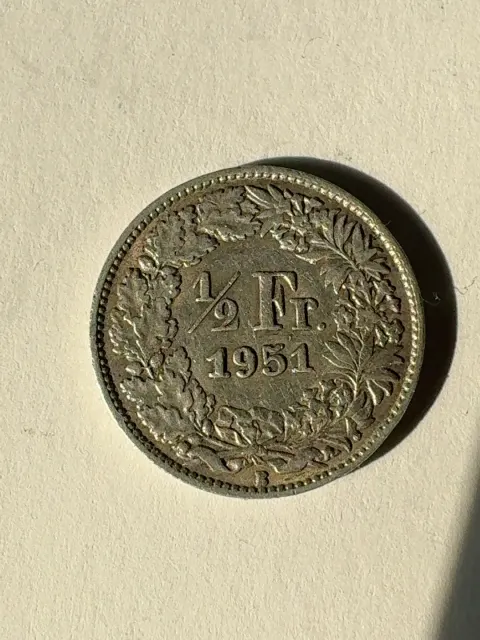 ½ Franc – Standing Helvetia
