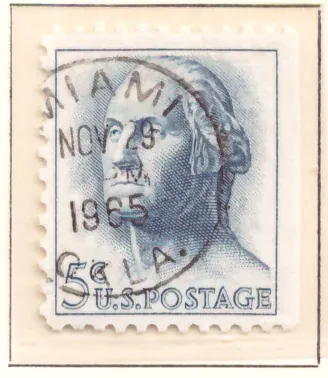 George Washington – 1962 reguläre Ausgabe