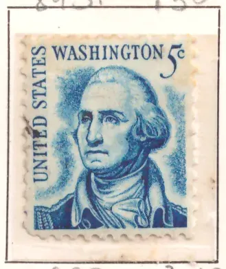Prominente Amerikaner - George Washington, Clean-Face Type