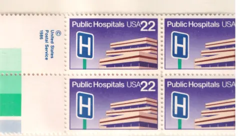 Öffentliche Krankenhäuser - Block von 4