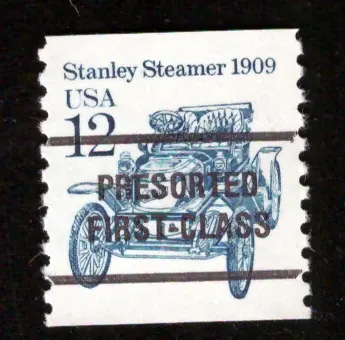 Transport – 1909 Stanley Steamer, Vorsortierte Erstklassigkeit