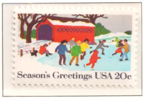 1982 Seasons Greetings – Ice Skating