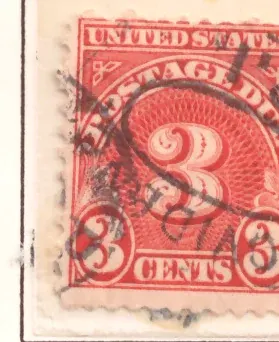 U.S. Postage Due – Moderne Zahl