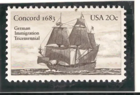 Concord 1683 - Deutsches Einwanderungs-Tricentennial