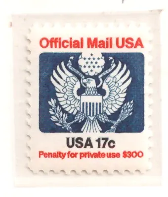 1983 Offizielle Mail - 17 Cent Great Seal