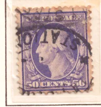 50 Cents – George Washington, Washington–Franklin