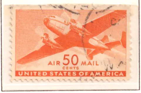 Transportflugzeug Airmail – 50 Cent