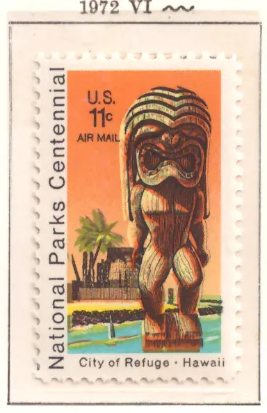 National Parks Centennial – Stadt der Zuflucht, Hawaii Luftpost