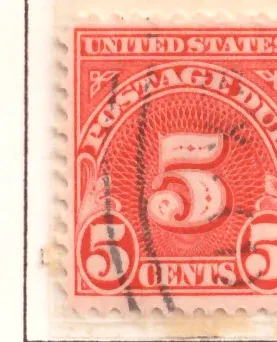 U.S. Postage Due – Moderne Zahl