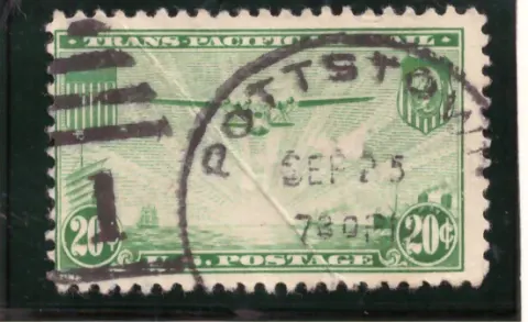 Trans-Pacific Air Mail – 20 Cent China Clipper