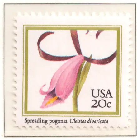 1984 Orchideen - Verbreitung von Pogonia