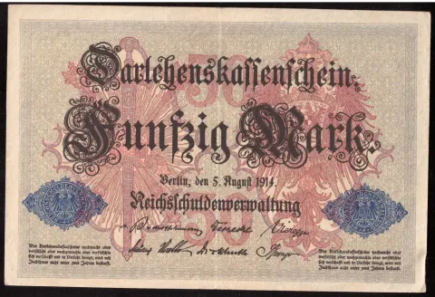 50 Mark — Darlehnskassenschein