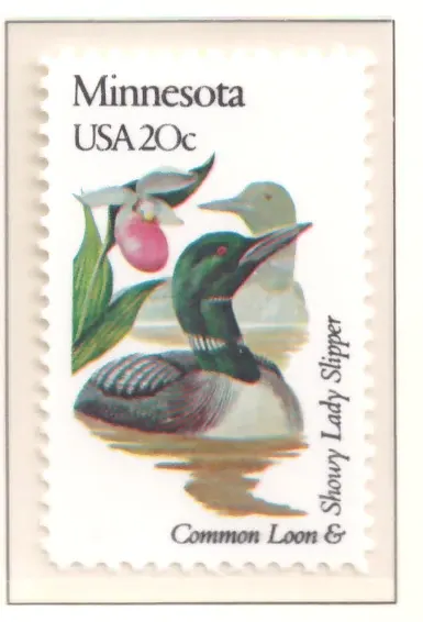 1982 State Birds and Flowers - Minnesota