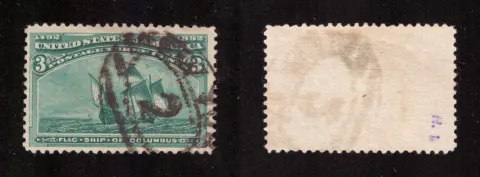 3 Cents - Flag Ship von Columbus