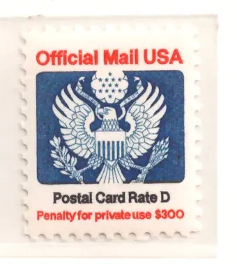 1985 Offizielle Post - Postkartenrate D