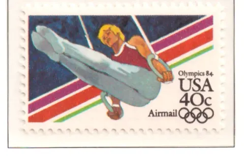 1983 Sommerolympiade Luftpost - Männergymnastik