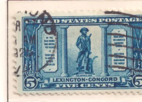 Lexington-Concord-Ausgabe - Der Minute Man