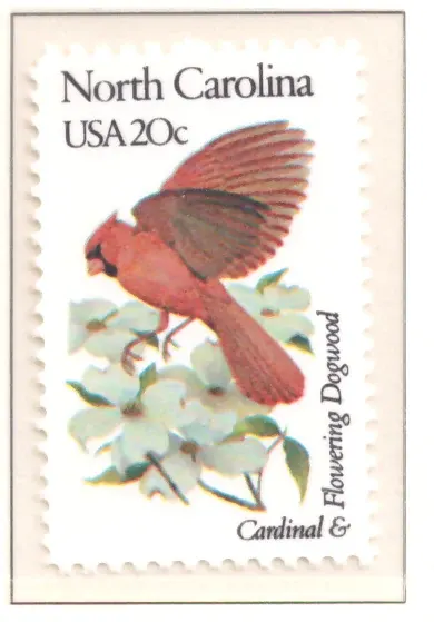 1982: State Birds and Flowers (Nord-Carolina)
