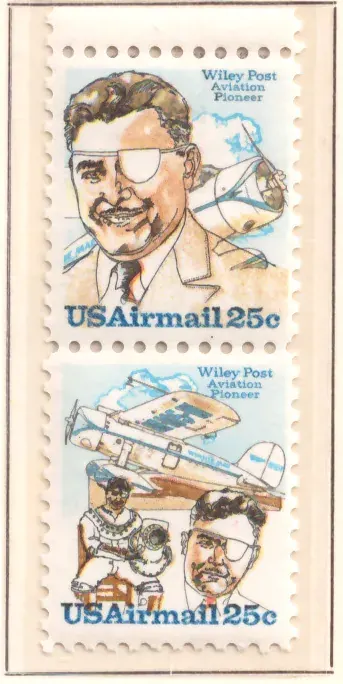 Wiley Post Aviation Pioneers – vertical pair