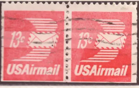 Winged Air Mail Envelope…