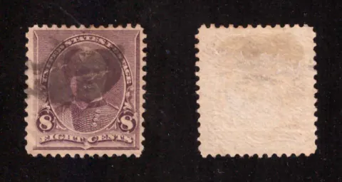 8 Cents von William T. Sherman (dull lila)