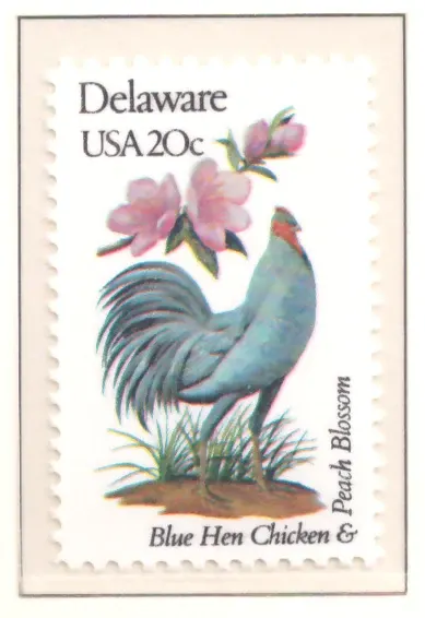1982: Vögel und Blumen - Delaware