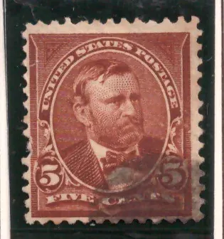 5 Cents – Ulysses S. Zuschuss, rotbraun